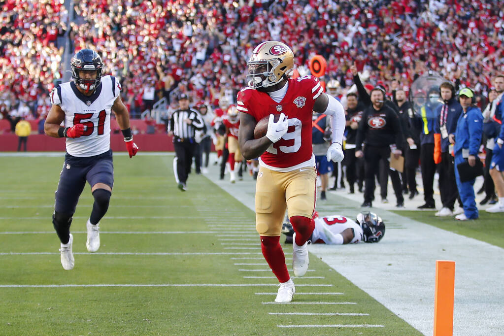 Trey Lance throws 2 TD passes to lead 49ers past Texans 23-7