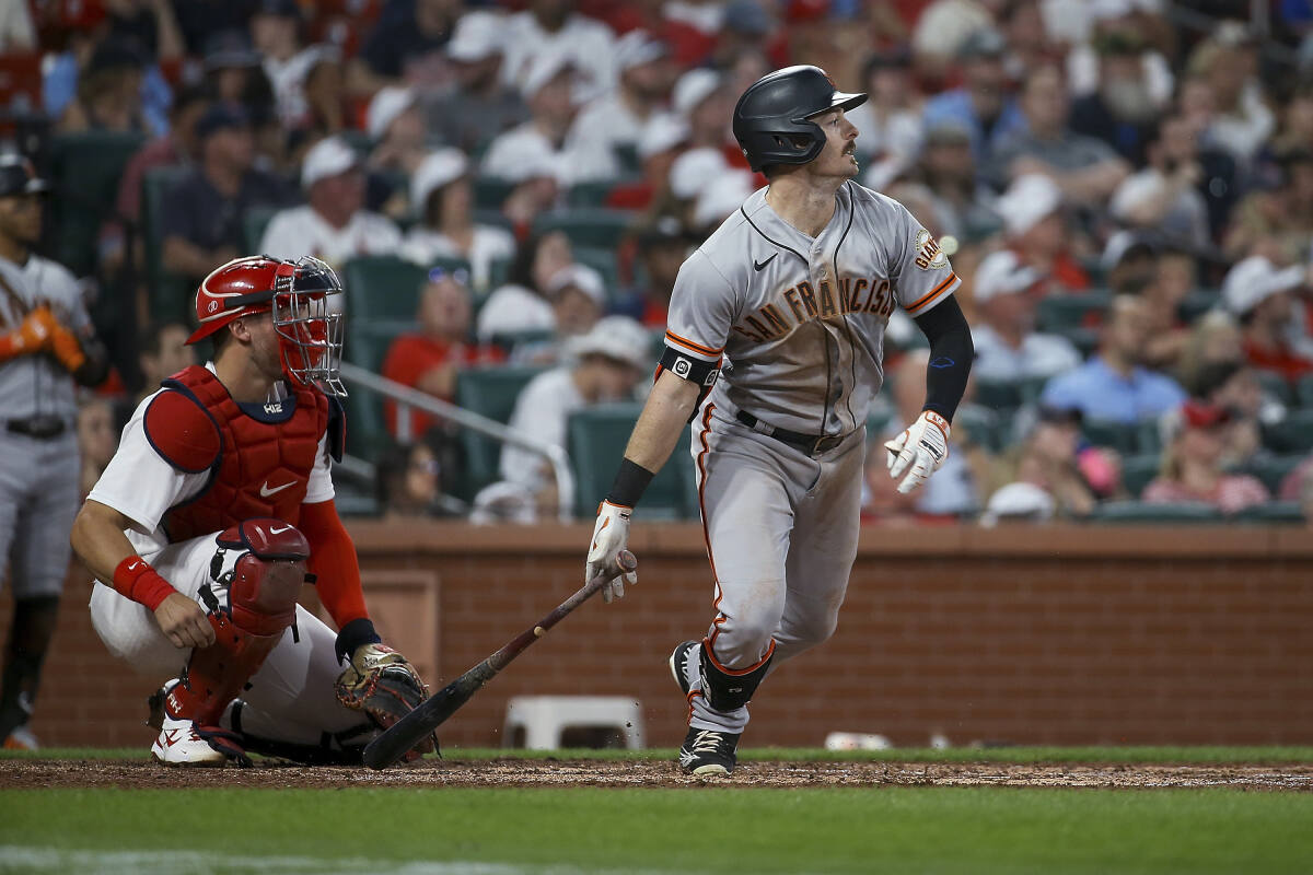 Ruf hits 2 HRs, Junis wins 3rd straight as Giants beat LA - The