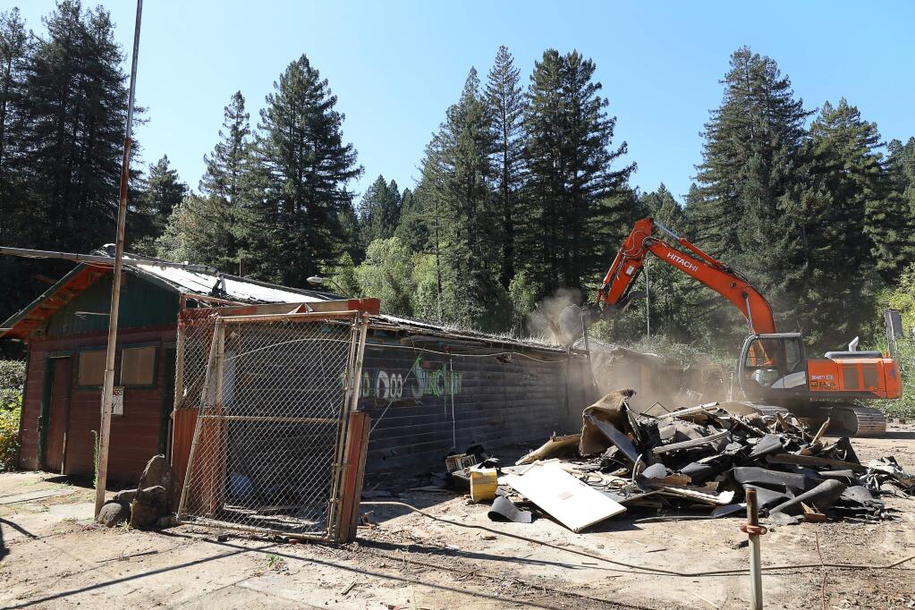 Defunct J's Amusement Park in Guerneville being turned into