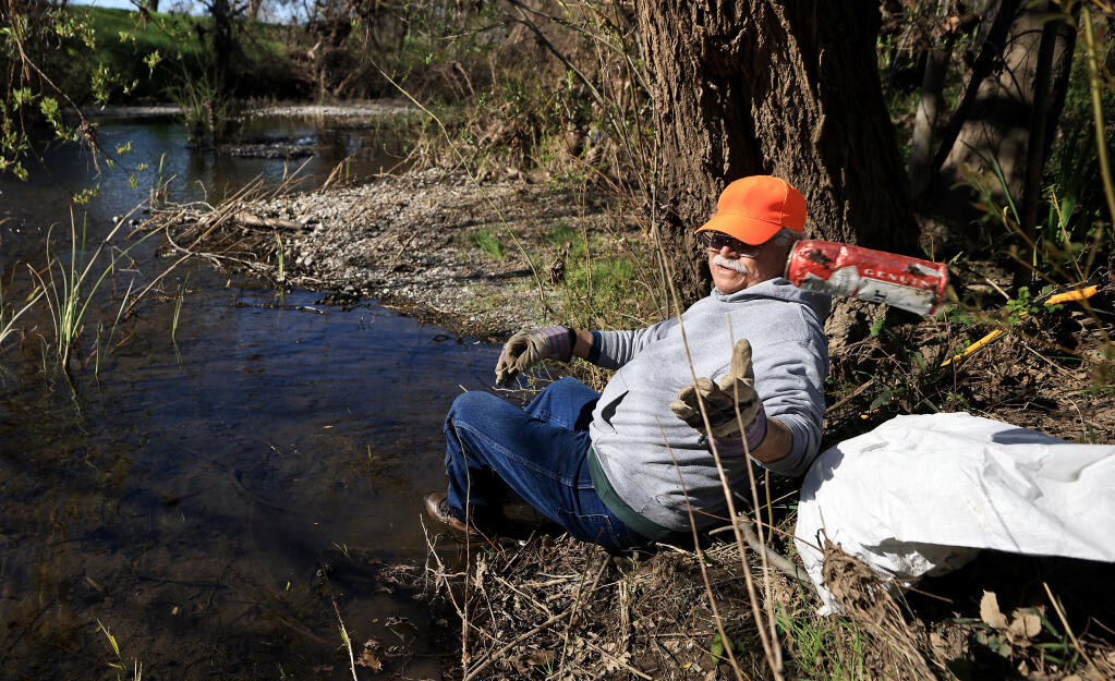 Russian Riverkeepers Clean Team enjoys tackling the dirty work