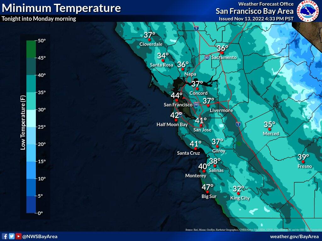 North Bay frost advisory to take effect early Monday
