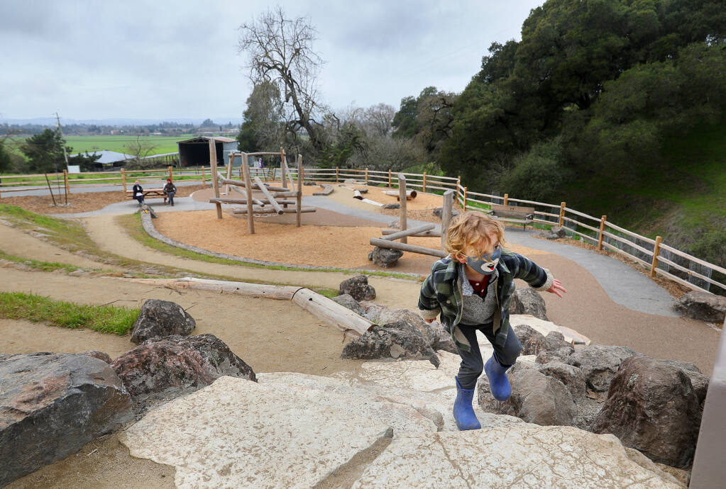 Nature Inspired Playground At Taylor Mountain Regional Park A Hit With Kids And Parents