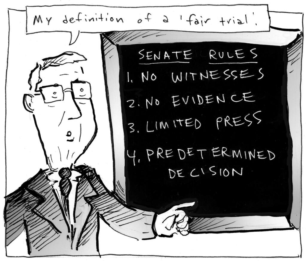 Editorial Cartoon: Senate rules