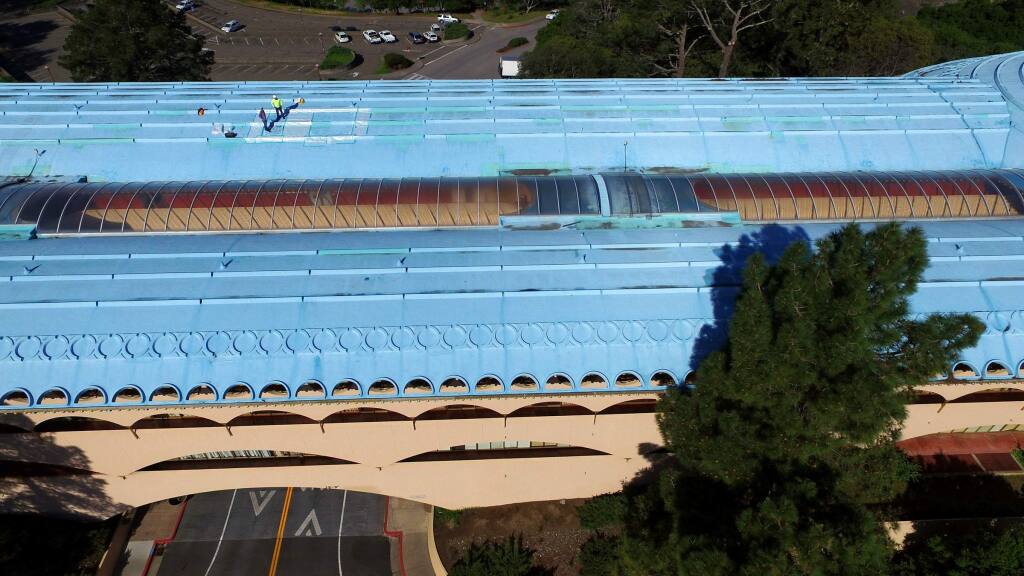 Marin County S Iconic Blue Roof To Get 17m Makeover