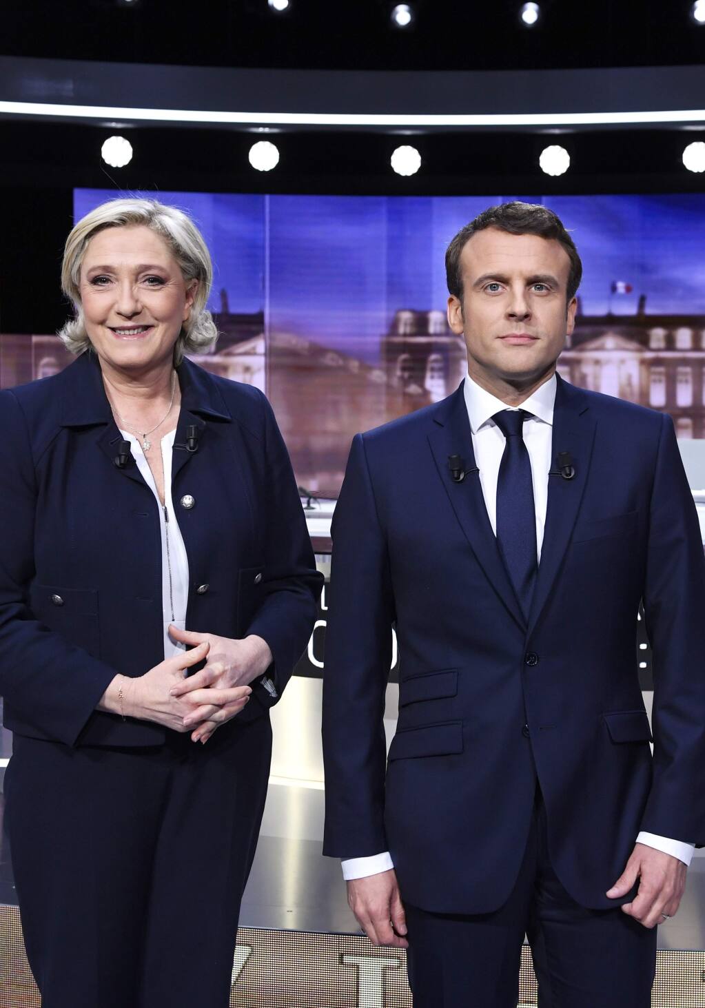 onderdelen voor eeuwig Installatie Emmanuel Macron and Marine Le Pen come out swinging in high-stakes TV debate