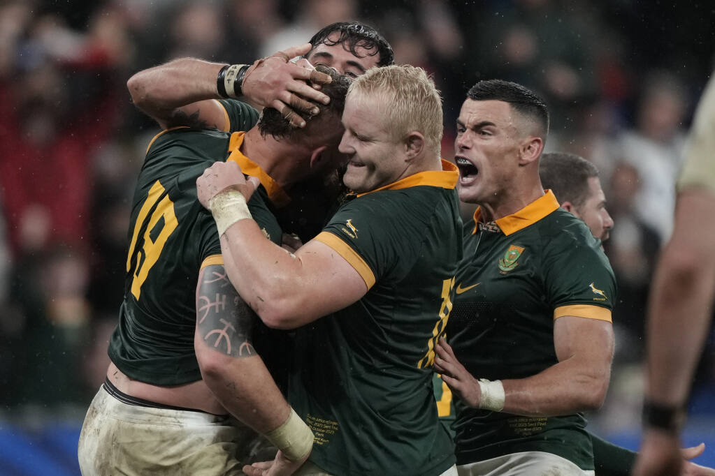 South Africa Pulls Off Great Escape To Beat England And Make Rugby World Cup Final