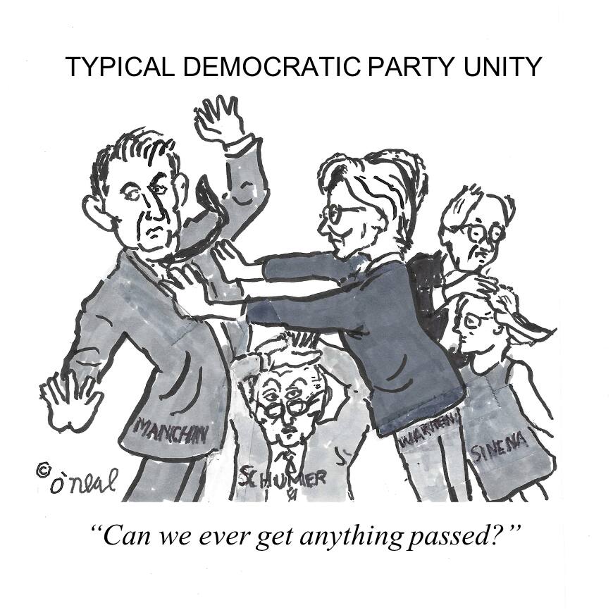 Editorial Cartoon: Dem party unity