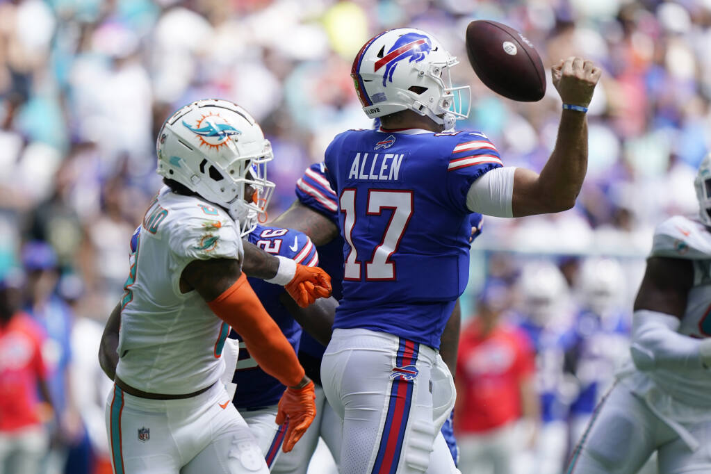 Dolphins snap losing skid against rival Buffalo to secure first 3