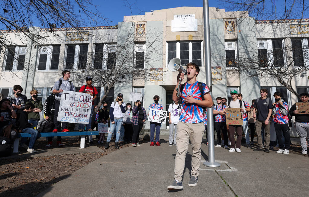West County High School students walk out of classes over ...