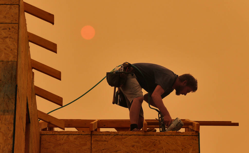In Sonoma County Oppressive Heat Wave Gives Way To Suffocating Smoke