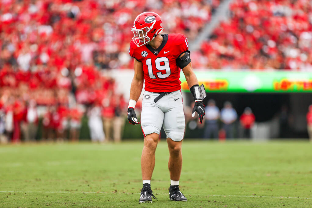 Napa High grad Brock Bowers finds success as Georgia tight end. Could NFL  draft be in his future?
