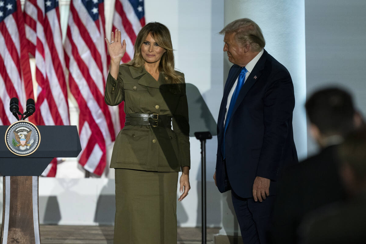 First lady Melania Trump makes her case for Trump vote in Republican