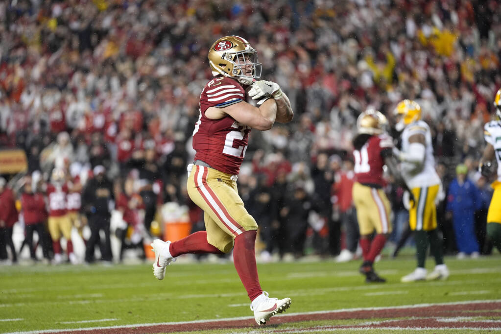The front-running 49ers showed off their comeback ability in their playoff  opener