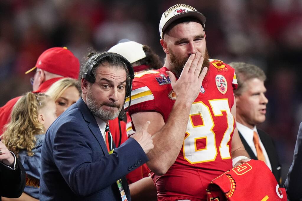 Travis Kelce, Patrick Mahomes: Too much air time with games, TV ads?