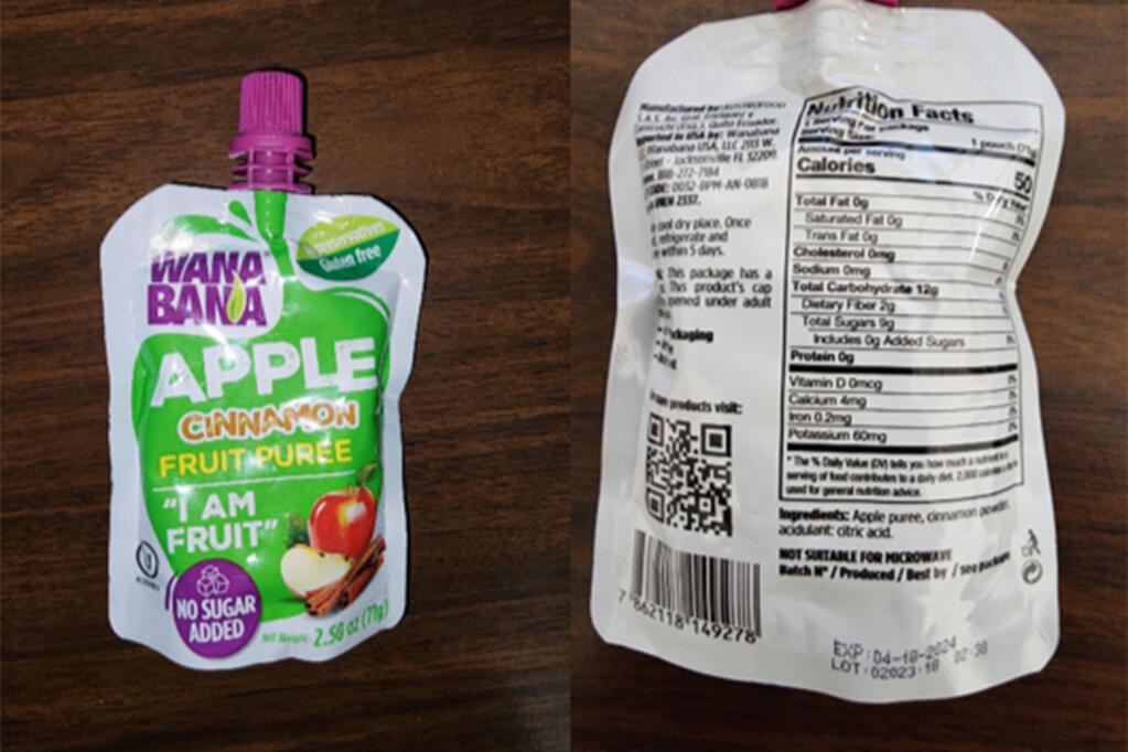 Nearly two dozen toddlers sickened by lead linked to tainted applesauce Nearly two dozen toddlers sickened by lead linked to tainted applesauce