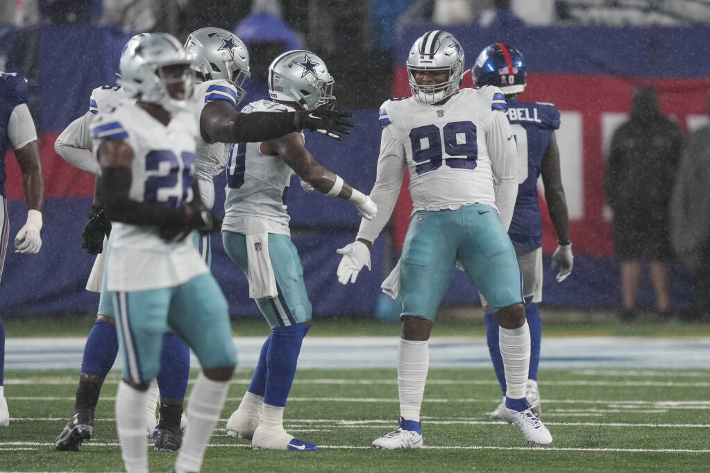 NFL roundup: Cowboys score early on defense and special teams, embarrass  Giants 40-0 at Meadowlands