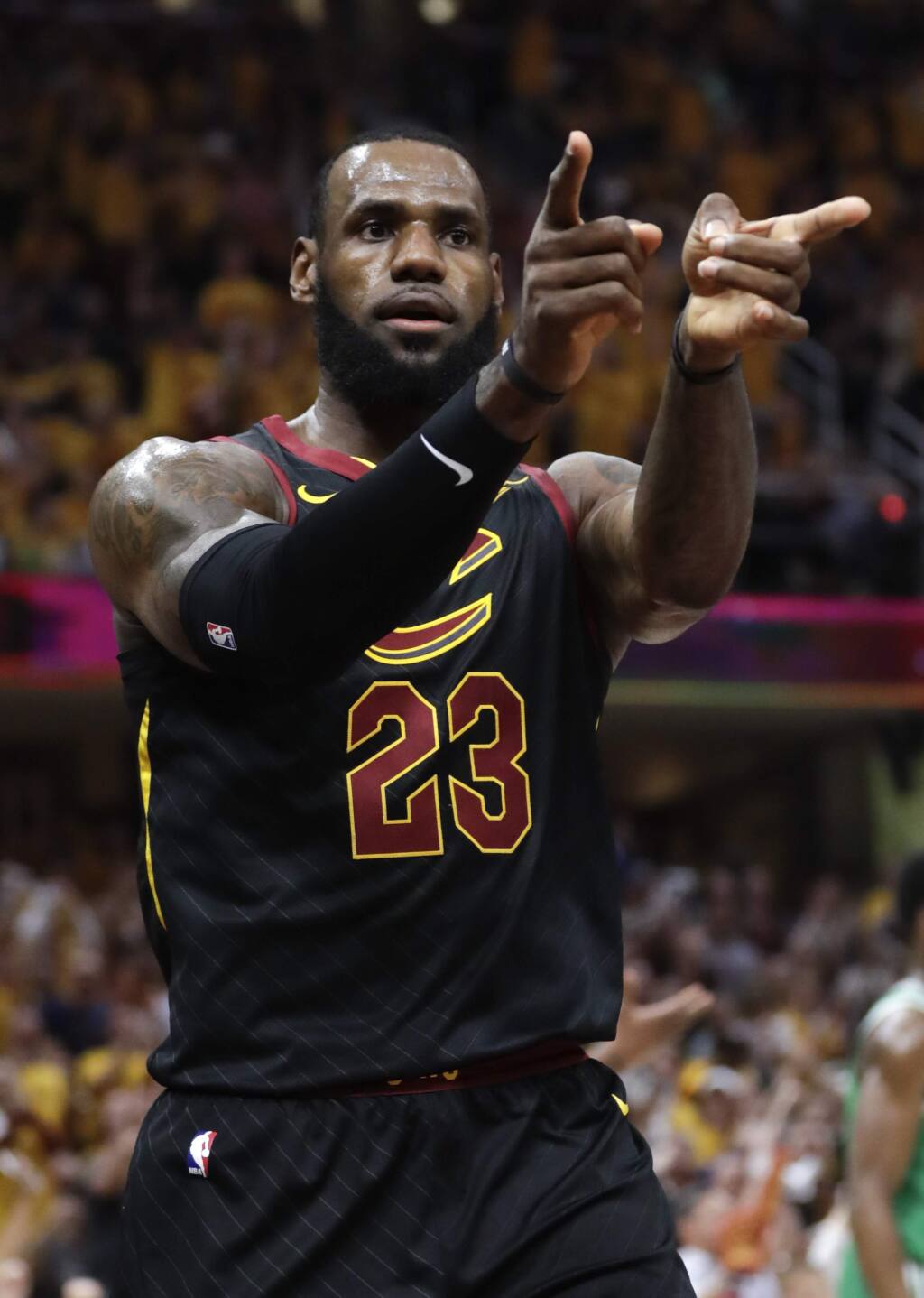 NBA roundup: Two Cavs top 40 points in OT win at Boston, LeBron James  claims record