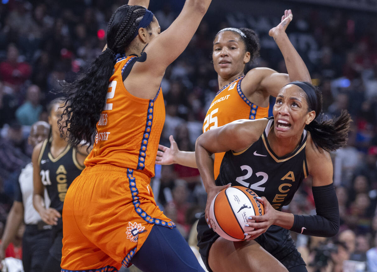 Sun beaming with confidence despite loss to Aces in Game 1 Sun beaming with confidence despite loss to Aces in Game 1