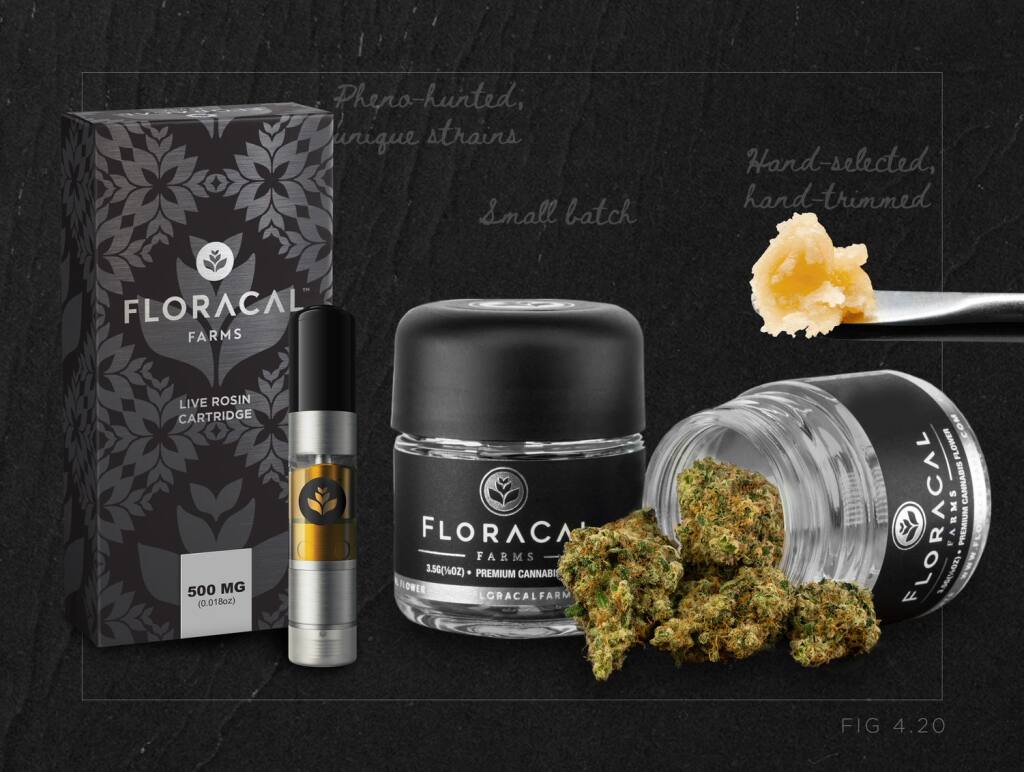 FloraCal, a craft cannabis blend rooted in Sonoma County, goes on sale in Illinois. Photo courtesy of Cresco Labs