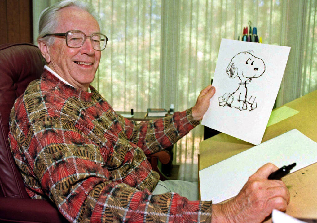 Honoring Charles Schulz on the 23rd anniversary of his death