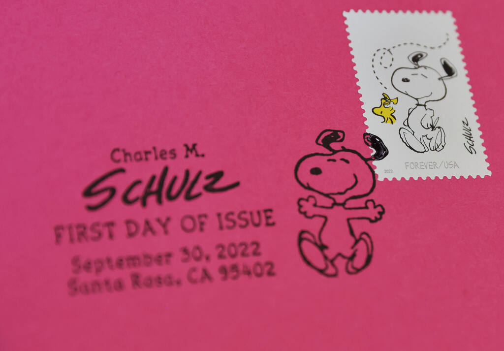New 'Peanuts' stamps released at Charles M. Schulz Museum