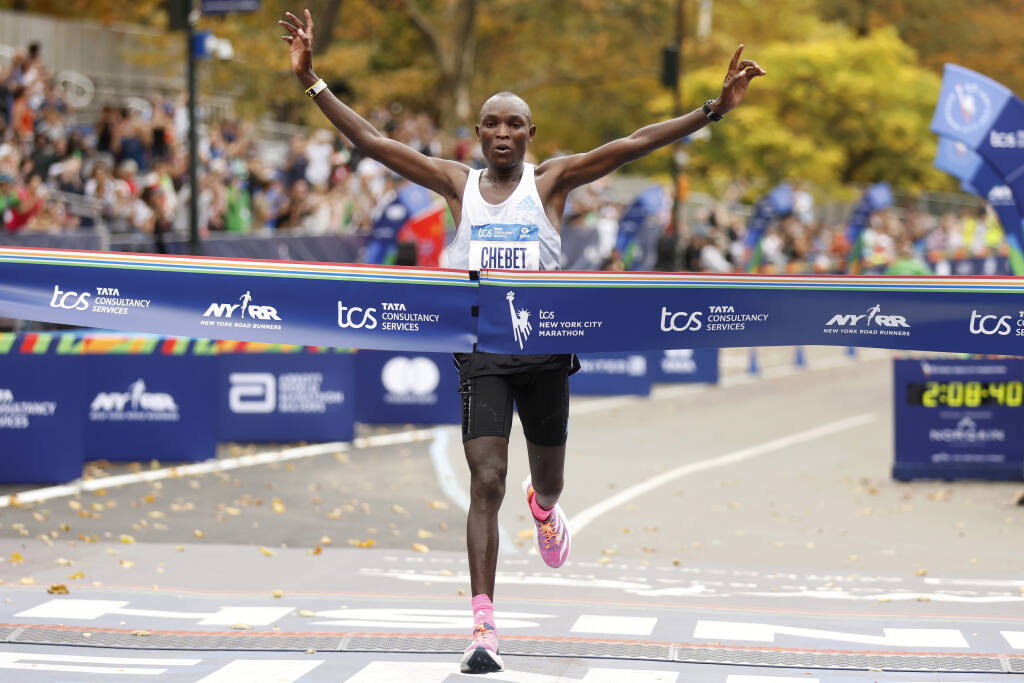 Evans Chebet and Sharon Lokedi of Kenya win New York City Marathon Evans Chebet and Sharon Lokedi of Kenya win New York City Marathon