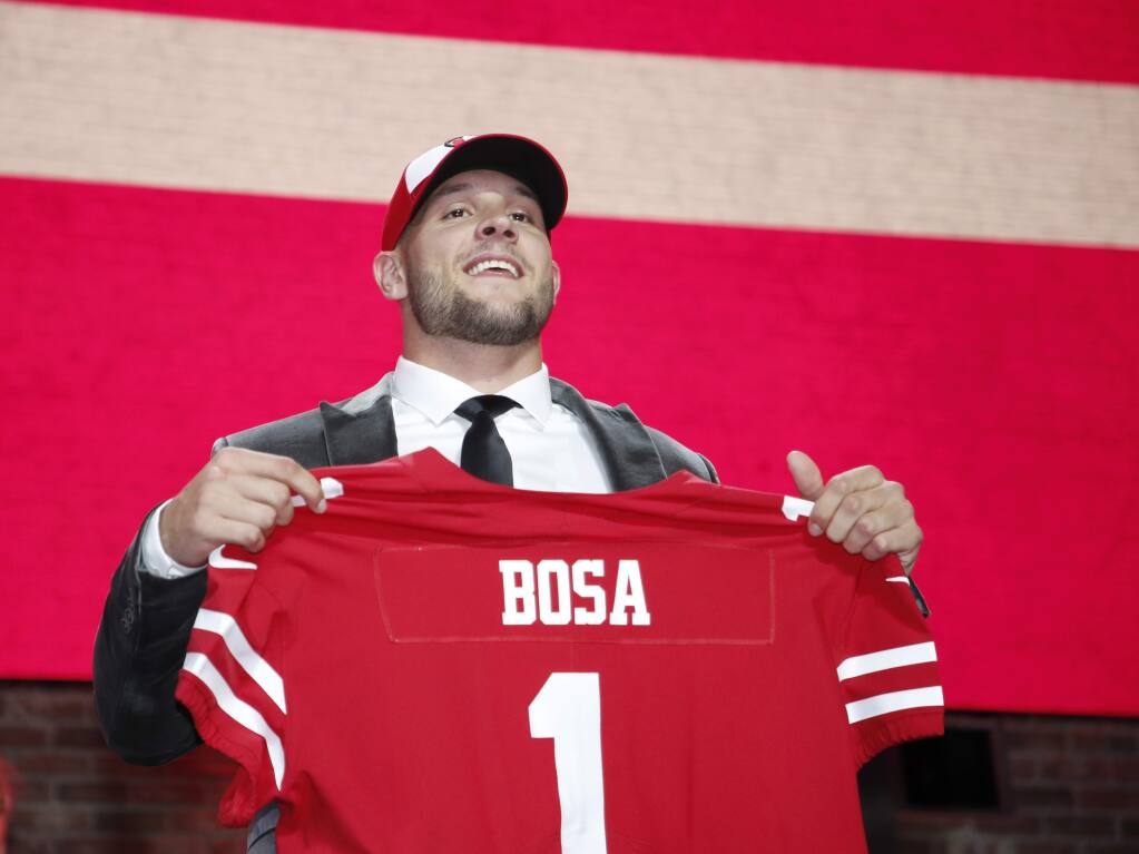 Nick Bosa's family: NFL draft decision forced by core injury - Sports  Illustrated