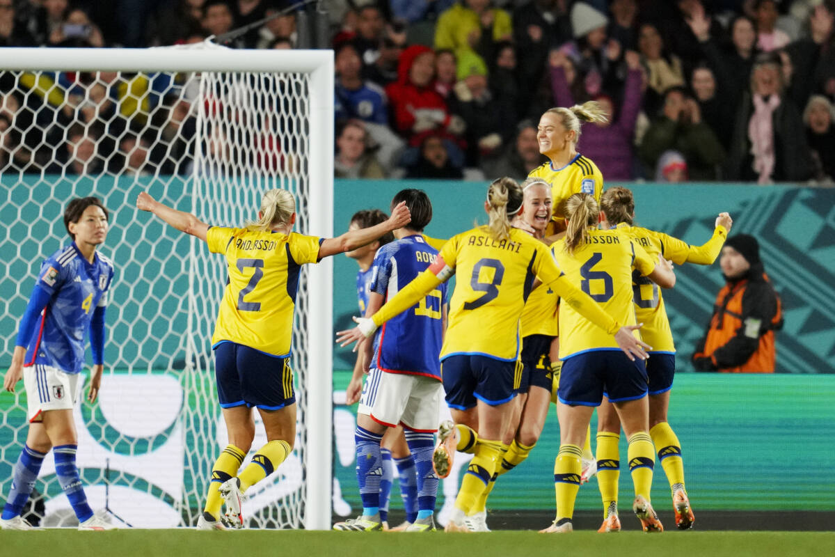 Filippa Angeldal scores as Sweden reaches Women's World Cup semifinals ...