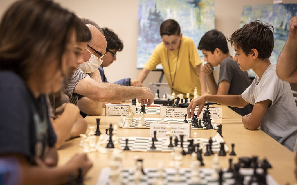 Benefield: Student-founded chess club connects generations in Sebastopol