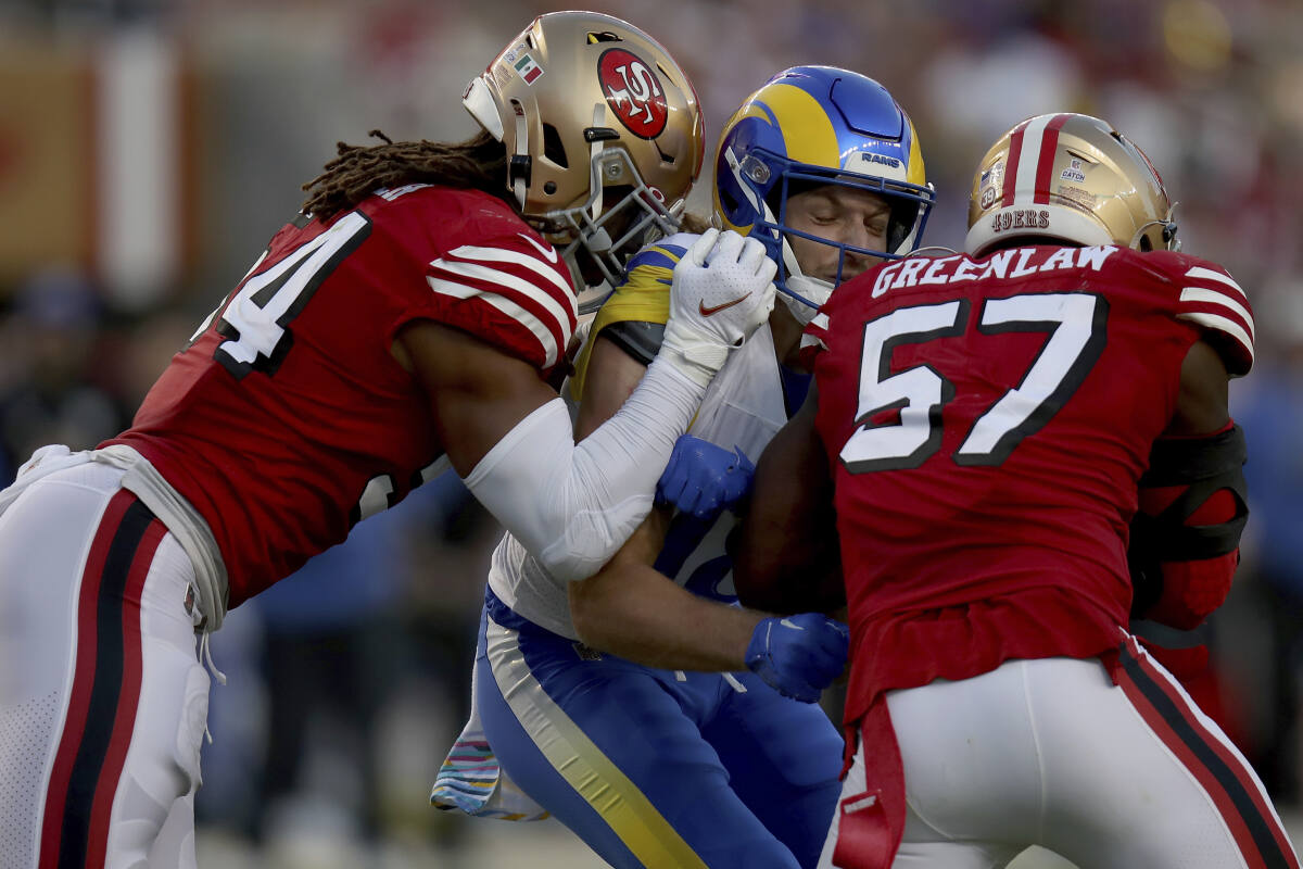 Rams make fun statement in hard-fought loss to rival 49ers - Los Angeles  Times