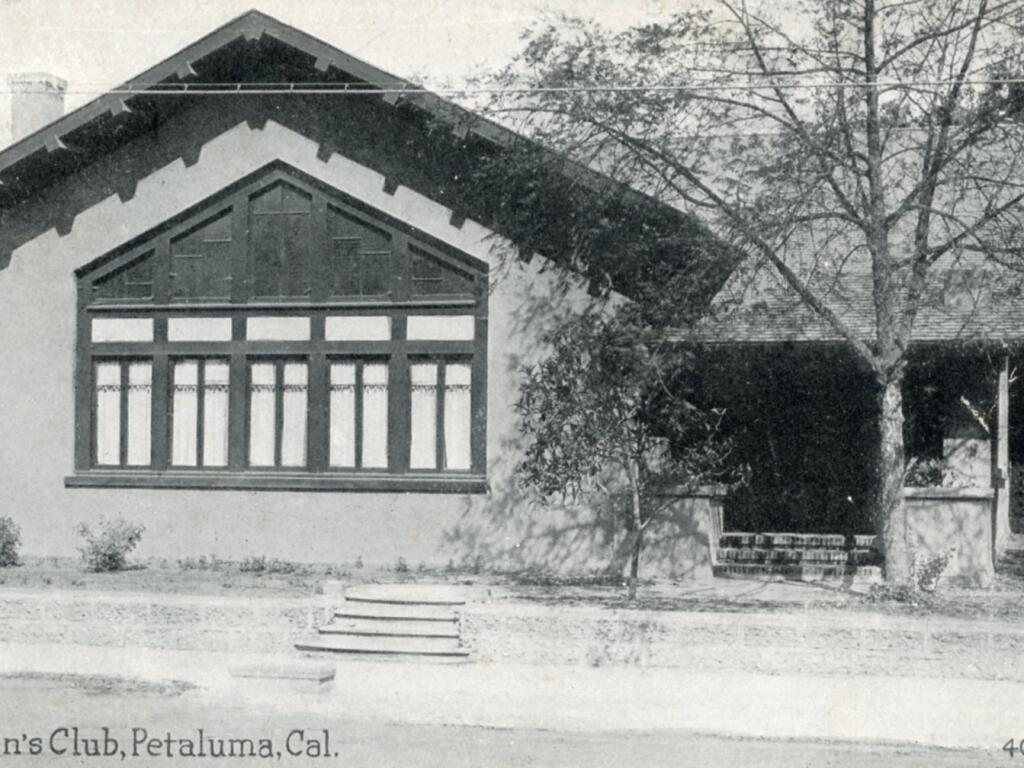 Petaluma Woman’s Club. Historical photo.