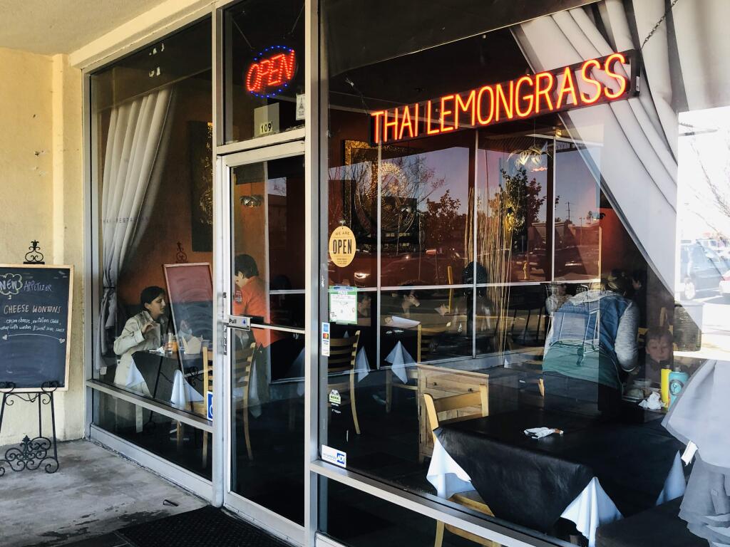 Though its sister restaurant is closing downtown, Lemongrass Thai Cuisine on N. McDowell Boulevard is staying open. (File photo)