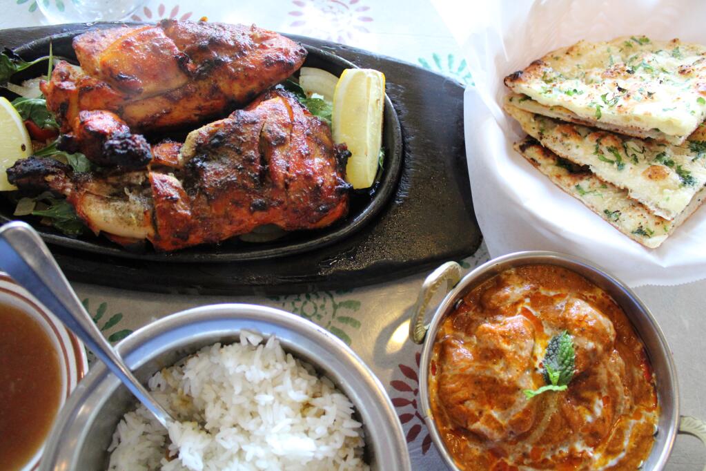 Dinner at Himalayan Tandoori and Curry House. Val Larson photo.