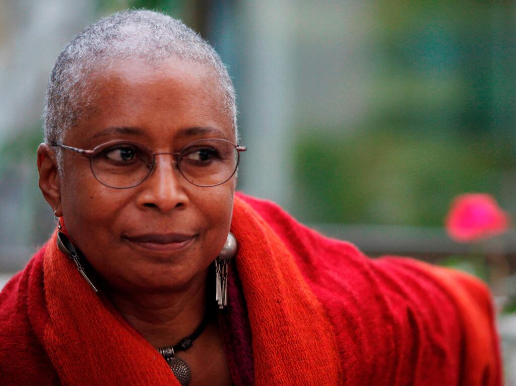 Alice Walker, author of the Pulitzer Prize-winning book “The Color Purple,” will visit Sonoma for a special screening event on June 3.  (AP Photo/Tara Todras-Whitehill)