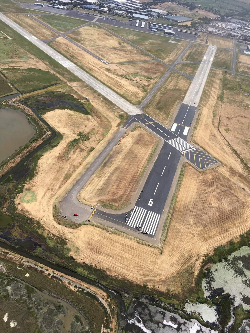 Repaving of the Napa County Airport has been selected as a winner of a 2019 Journal Top Real Estate Projects Award. (Courtesy Photo)