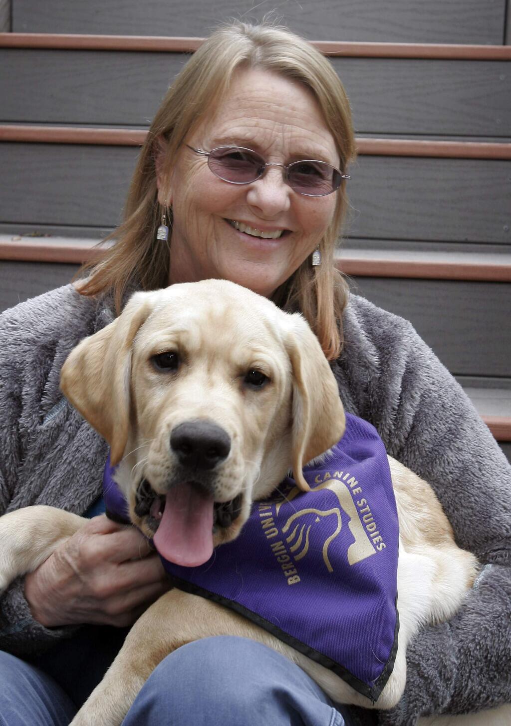 Bonnie Bergin founded Canine companions and Assistance Dog Institute, which has evolved into a college.