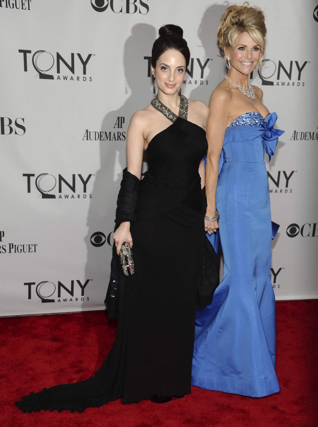 FILE - In this Sunday, June 12, 2011, file photo, Christie Brinkley, left, and her daughter Alexa Ray Joel arrive at the 65th annual Tony Awards, in New York. Christie Brinkley is returning to the pages of the Sports Illustrated Swimsuit issue at age 63 and this time she‚Äôs also appearing with her two daughters. Brinkley will appear with her daughters, Joel and Sailor Brinkley Cook, in the issue coming out February 2017. (AP Photo/Charles Sykes, File)