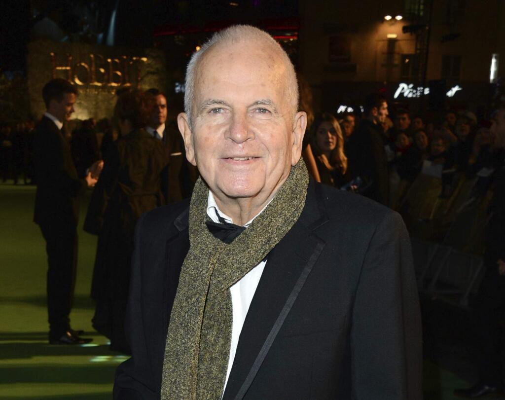 FILE - In this Dec. 12, 2012 file photo, actor Ian Holm appears at the premiere of 'The Hobbit: An Unexpected Journey' in London. Holm, the acclaimed British actor whose long career included roles in “Chariots of Fire” and “The Lord of the Rings” has died, his agent said Friday. He was 88. Holm died peacefully in the hospital, surrounded by his family and carer, his agent, Alex Irwin, said in a statement. His illness was Parkinson's related. (Photo by Jon Furniss/Invision/AP, File)