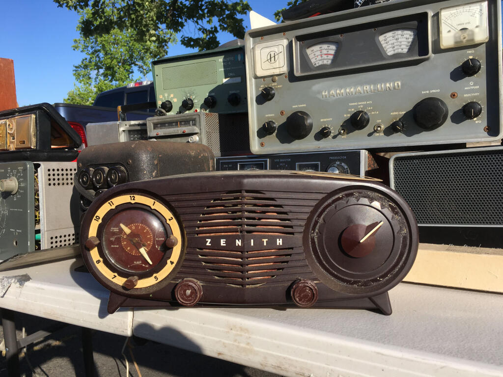Valley of the Moon Amateur Radio Club's Annual Hamfest returns April 27 at the First Congregational Church, 252 West Spain Street in Sonoma, at 8 a.m. An example of the vintage radio treasures available at the event. (Courtesy of Valley of the Moon Amateur Radio Club)