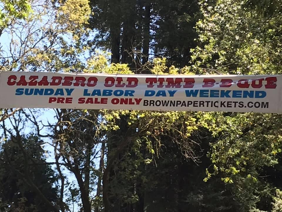 The Cazadero Old Time BBQ will return on Sept. 5, 2021.