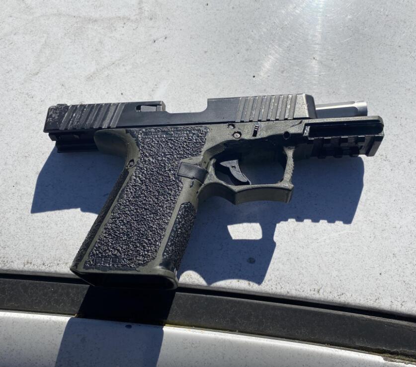 Santa Rosa police confiscated this gun while investigating a group of teenagers on Apple Valley Lane Tuesday, Feb. 15, 2022. Two suspects were arrested. (Santa Rosa Police Department)