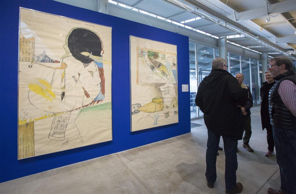 Gallery 1 at the di Rosa Center for Contemporary Art is dedicated to works from the collection. (Photo by Robbi Pengelly/Index-Tribune)