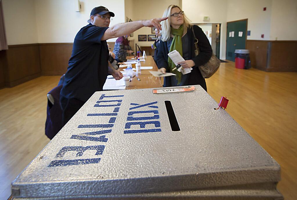 The county has a map of polling places online. (Photo by Robbi Pengelly/Index-Tribune)