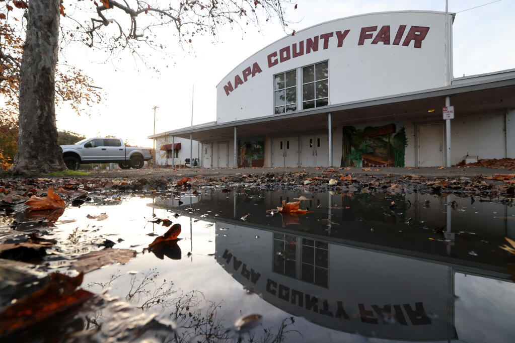 The Napa County Fairgrounds in Calistoga, Tuesday, Dec. 5, 2023. (Beth Schlanker / The Press Democrat file)