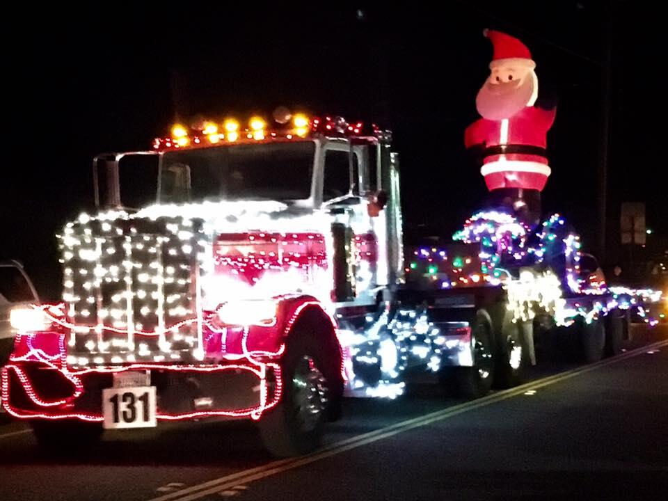 Don’t miss Geyserville’s Lighted Tractor Parade. Edward Bruckner photo (Sonoma County Gazette).