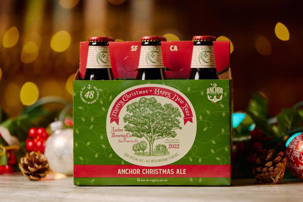 This image shows Anchor Brewing Company’s 2022 Christmas Ale. The company announced this month it will not be brewing the limited-edition beer this holiday season. (Anchor Brewing Co.)