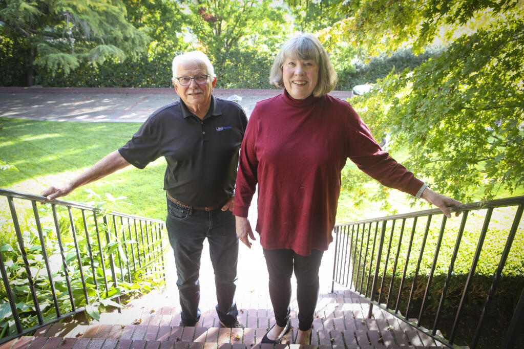 Mitch and Barbara Lind, the Good Eggs of 2023. (CRISSY PASCUAL/ARGUS-COURIER STAFF)