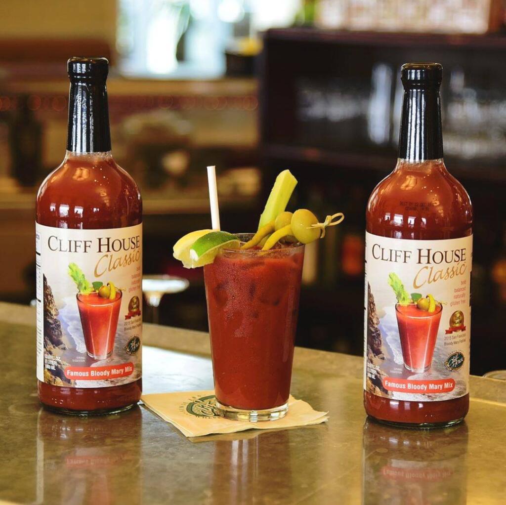 The Cliff House Classics menu features the now-closed San Francisco restaurant’s renowned Bloody Mary mix. (Facebook)