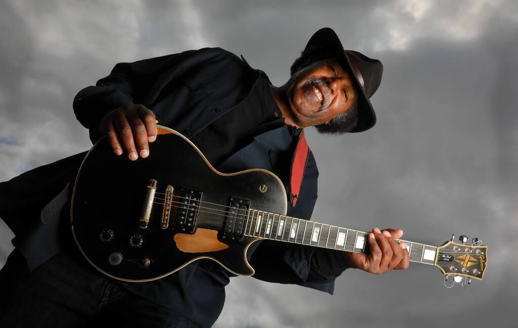 Levi Lloyd has played with such blues legends as B. B. King, John Lee Hooker and Joe Louis Walker. (John Burgess/The Press Democrat file)