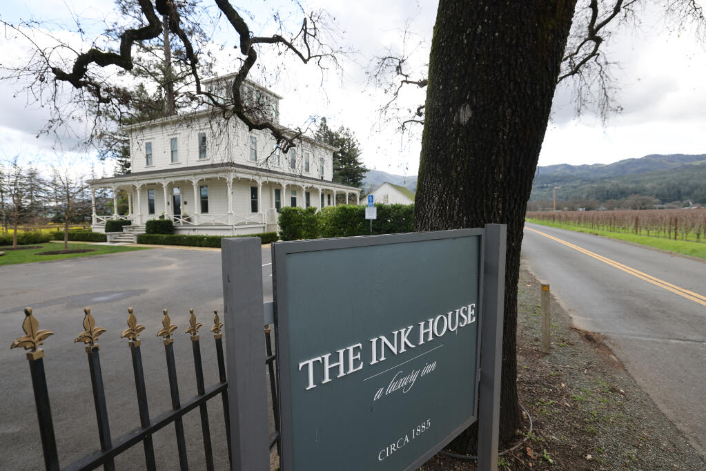 The Ink House in St. Helena, Tuesday, Feb. 6, 2024. (Beth Schlanker / The Press Democrat)